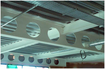 Thin film intumescent coatings (Image courtesy of Sherwin-Williams Protective and Marine Coatings)
