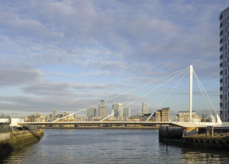 Greenwich Reach Swing Bridge, London