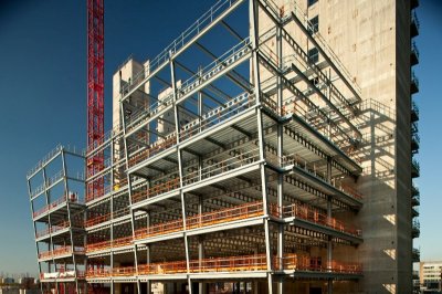 Multi-storey city centre project, Snow Hill 2, Birmingham (Image courtesy of Kloeckner Metals UK Westok and Caunton Engineering Ltd.)