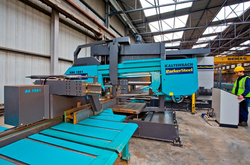 Fully automated saw / drill line (Image courtesy of Parker Steel)
