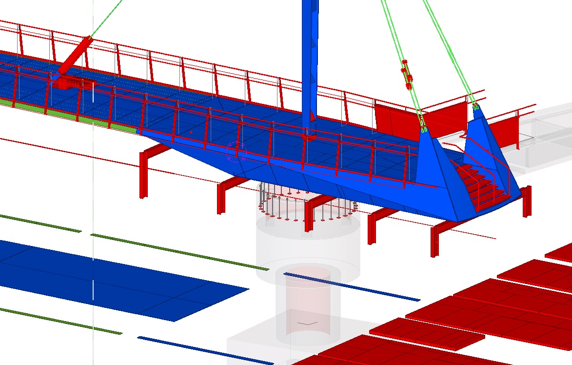 BIM model (Image courtesy of S.H.Structures Ltd.)