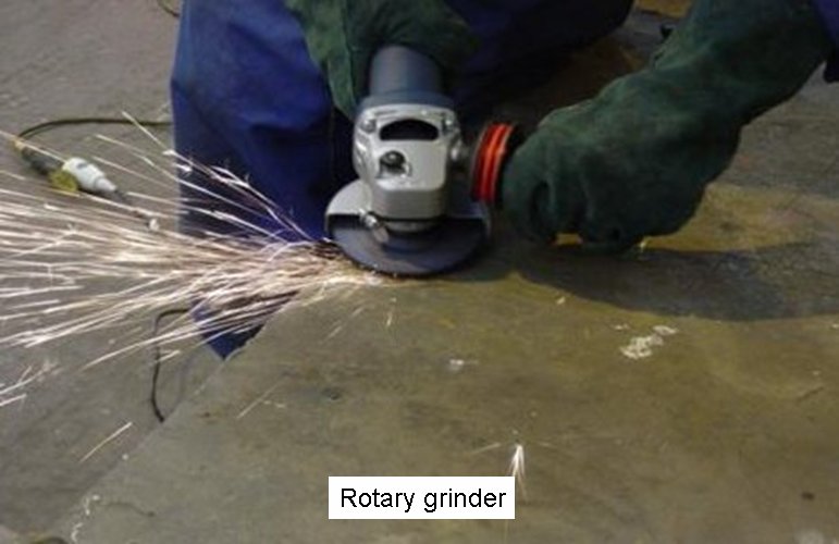 Rotary grinder<br>''(Image courtesy of Corrodere/MPI)''