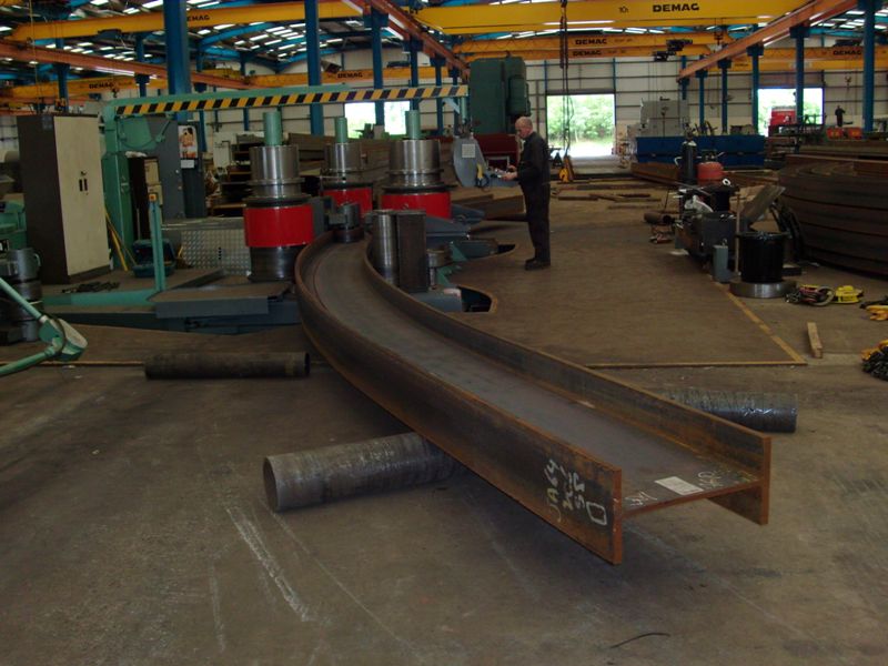 Section bending (Image courtesy of Barnshaw Section Benders Ltd.)