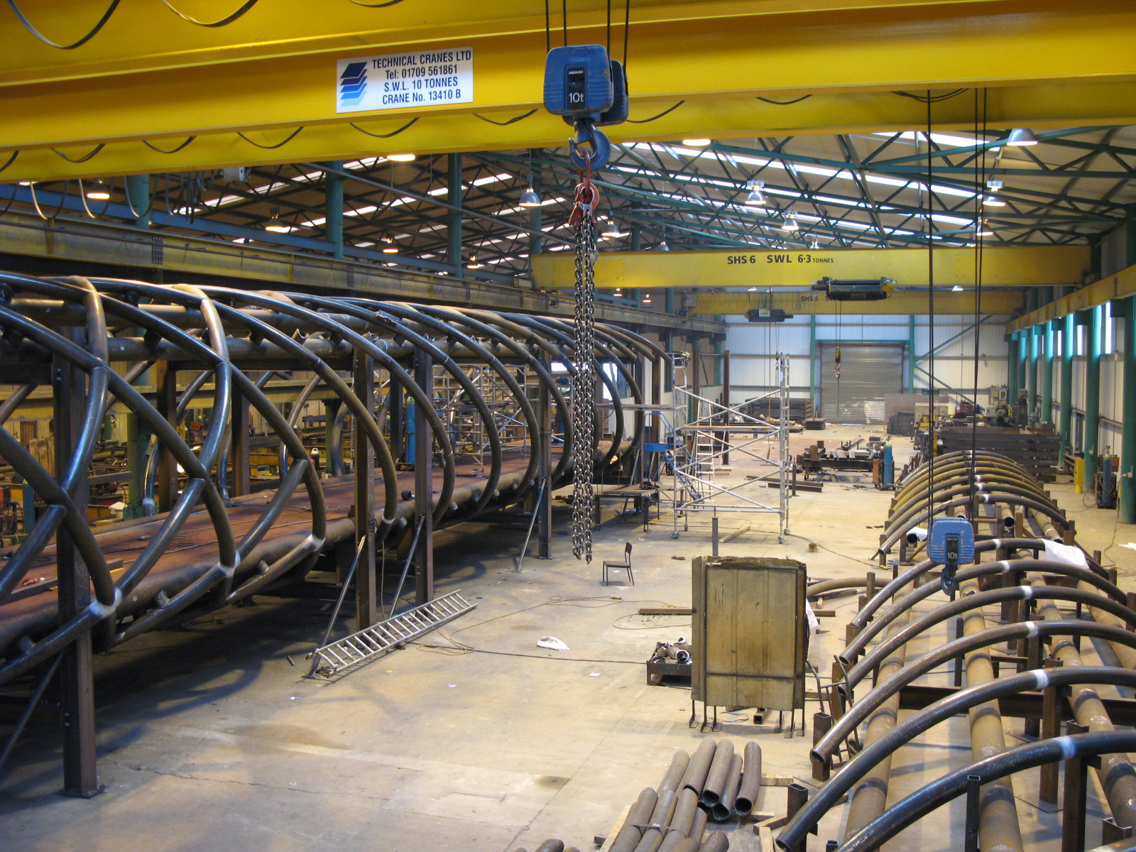 M8 Footbridge, Harthill (Image courtesy of S.H.Structures Ltd.)